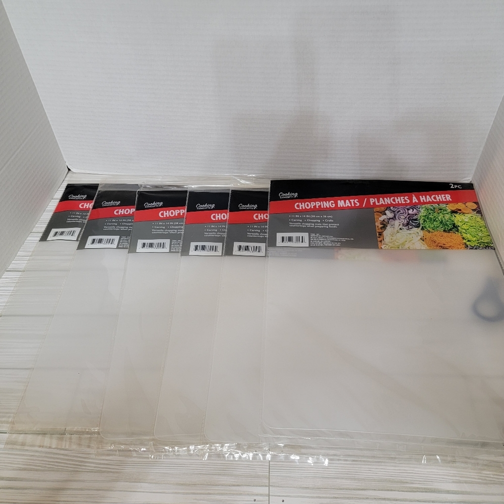 Cooking Concepts Chopping Mats Craft Templates 6Packs with 2 mats per pack = 12